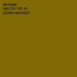#816A06 - Corn Harvest Color Image